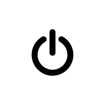 icon of power button png
