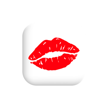 Sexy lips makeup, kiss mouth. Female mouth. Print of lips kiss png