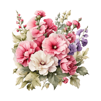 Watercolor Flower Bouquet png