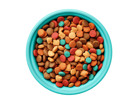 pet food in bowl png