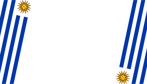 Uruguay flag wave png