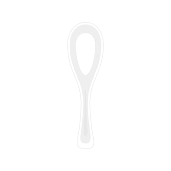 Spoon . Spoon on white background. Black spoon . vector