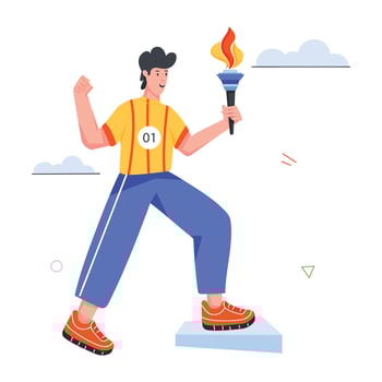 International Sports Flat icons vector