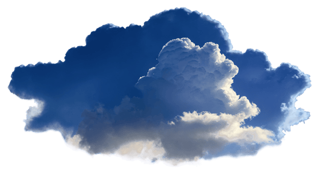 White Clouds against a Blue Sky png