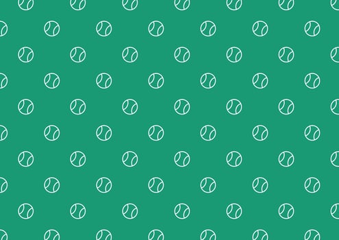 Tennis ball pattern . wallpaper. background. Tennis ball icon. vector