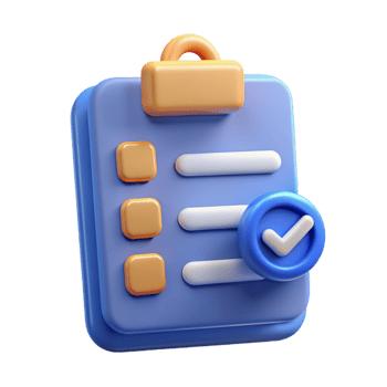 A clipboard with a check mark png