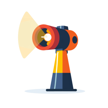 Radar icon. Flat illustration of radar icon for web design png