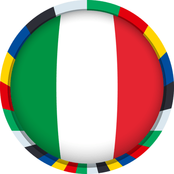 Italy flag, colorful icon png