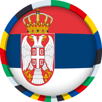 Serbia flag, colorful icon png