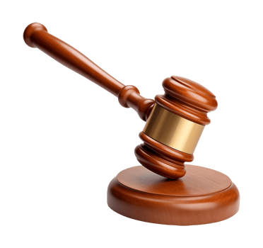 Gavel Isolated on Transparent Background png