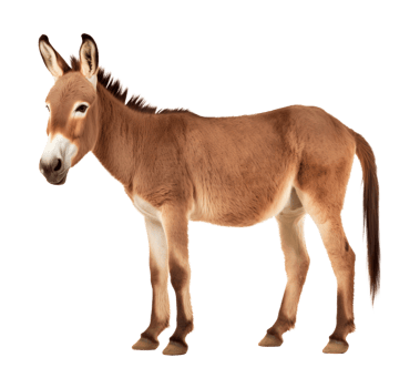 Donkey Isolated on Transparent Background png