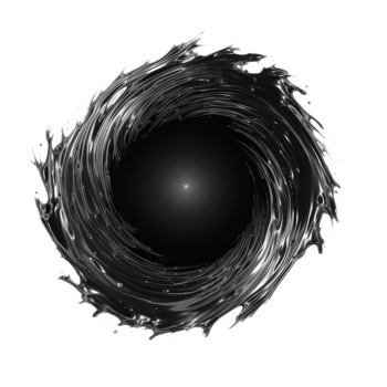Blackhole Isolated on Transparent Background png