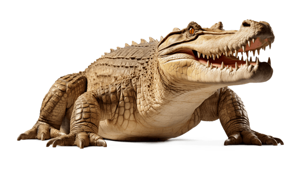 Crocodile Isolated on Transparent Background png