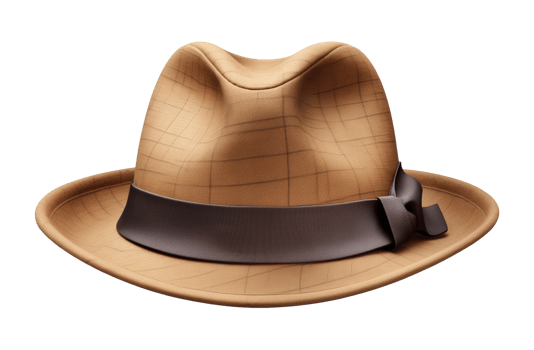 Detective Hat Isolated on Transparent Background png