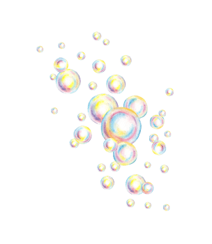 Soap bubbles of different sizes watercolor illustration. Soap suds, summer games, bath time, carnival, bubble party. Ideal for art projects, children's books, greeting cards png
