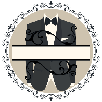 logo design Vintage men's clothing store, no letters. png