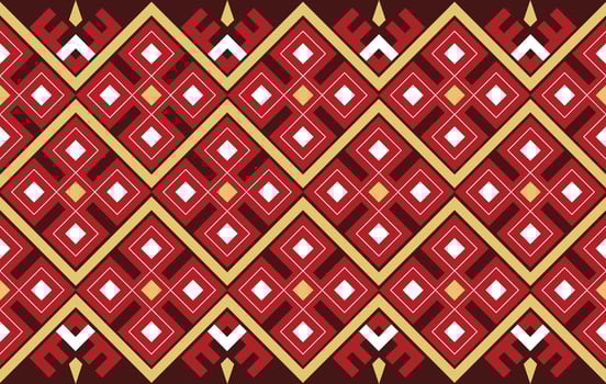 Geometric ethnic seamless pattern colorful. traditional ethnic oriental style pattern, Designed for background ,wallpaper ,carpet ,clothing ,weaving ,ikat pattern ,fabric ,embroidery ,doormat vector