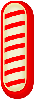 Letter I, Red Gold 3D Alphabet Lettering png
