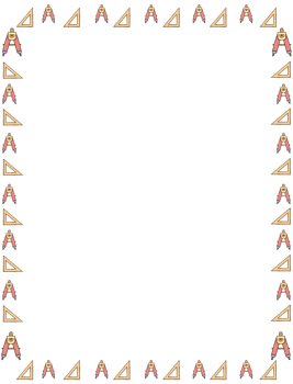 Border frame for back to school png