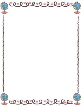 Border frame for back to school png