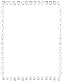 Border frame for back to school png