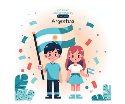 Argentinian Independence Day Celebration vector