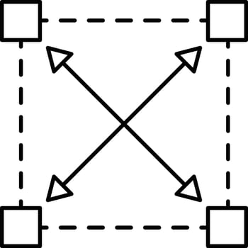 resize illustration design vector