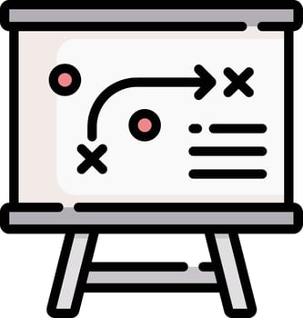 strategy illustration design vector