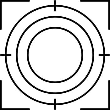 target illustration design vector