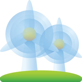 windmill illustration design vector