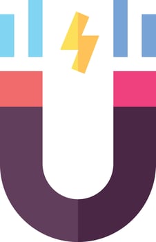 magnet illustration design vector