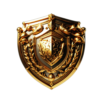 Shield with transparent background png