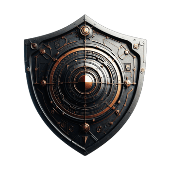 Shield with transparent background png