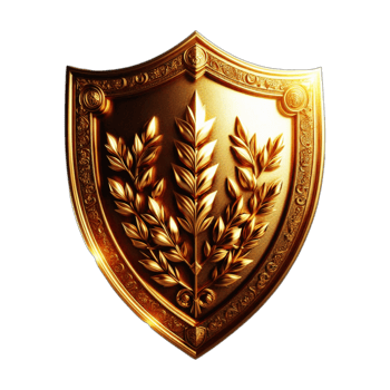 Shield with transparent background png