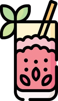 bubble tea illustration design vector