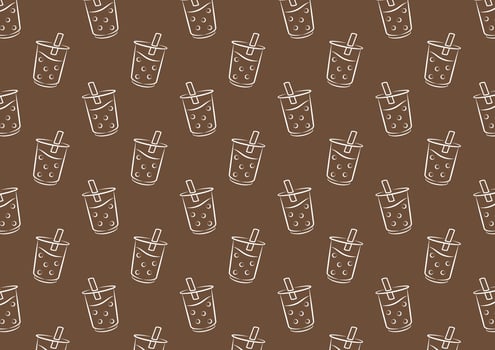 Pearl tea . Pearl tea logo design. vector