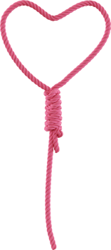 pink rope knot png