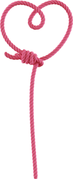 rope heart knot png