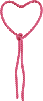 pink rope knot png