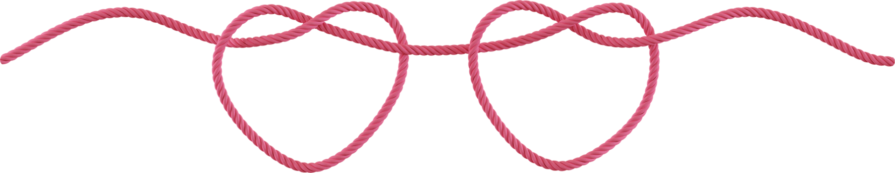 pink rope knot png