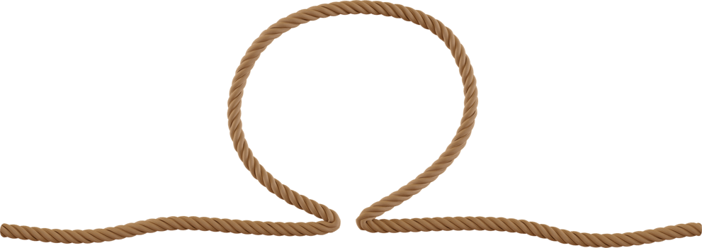 vintage brown rope png