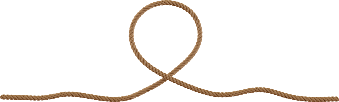 vintage brown rope png