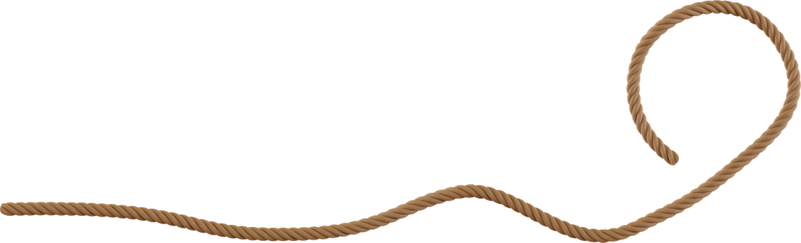 rustic brown rope png