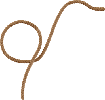 vintage brown rope png