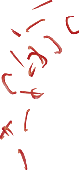 falling red paprika sliced png