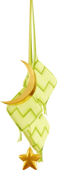 ied mubarak muslim celebration with asian food ketupat png