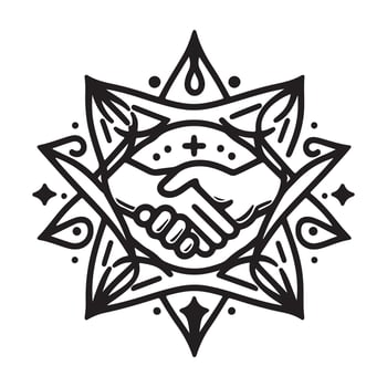 Friendship Day Logo Icon Design, Illustration vector