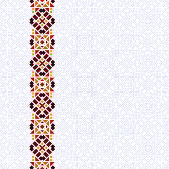 Oriental Ornament Design for Traditional or Culture Theme vector