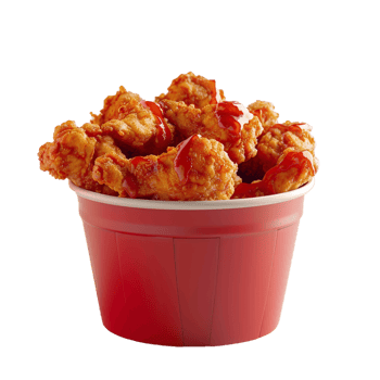 A Bucket Full Of Fried Chicken With Transparent Background, . png