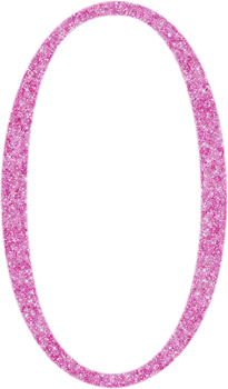 Cute glitter numbers png